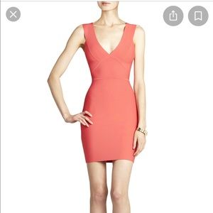 BCBG Max Azria Lauren dress in coral